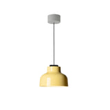 M64 Pendant Lamp: Cream Yellow + White