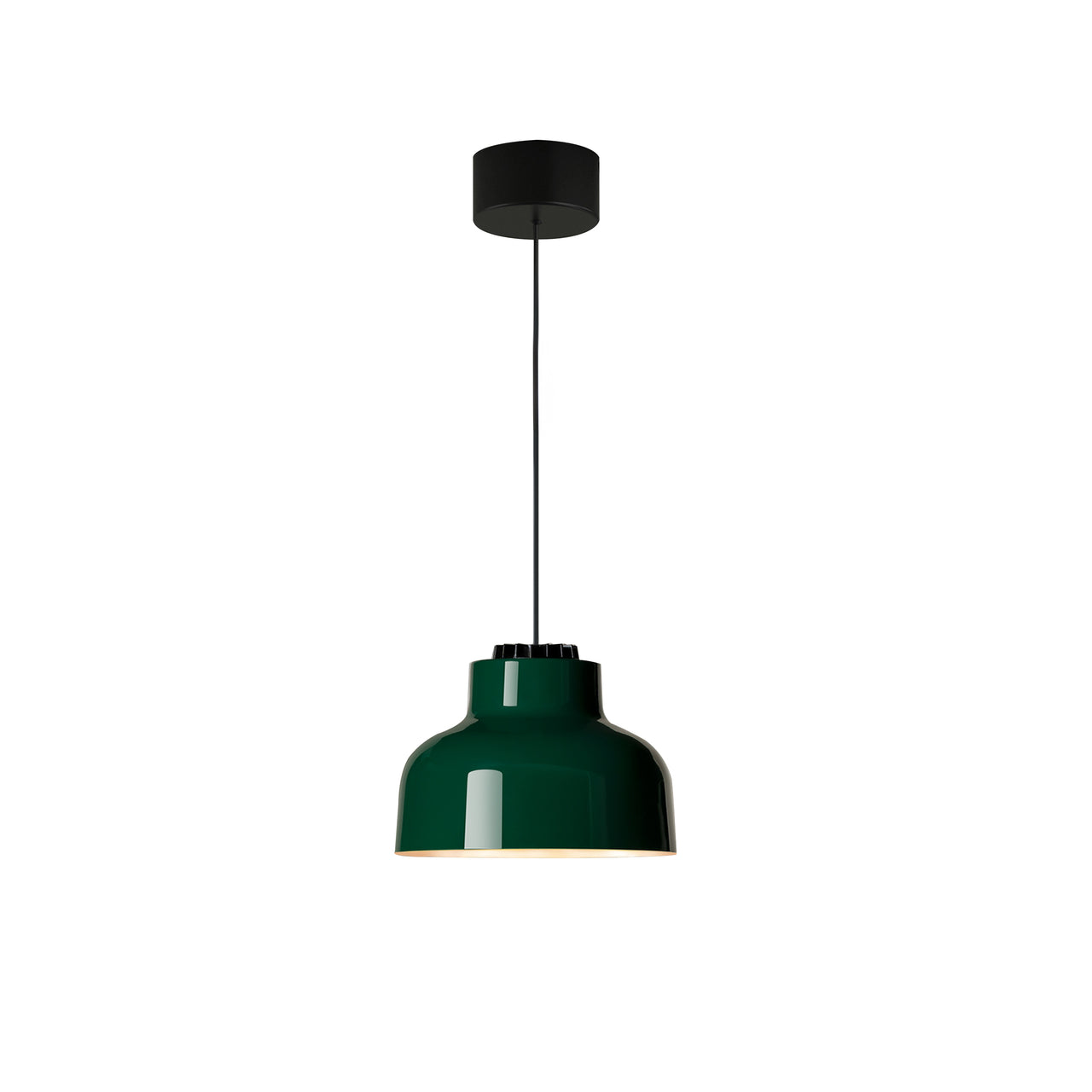 M64 Pendant Lamp: English Green + Black