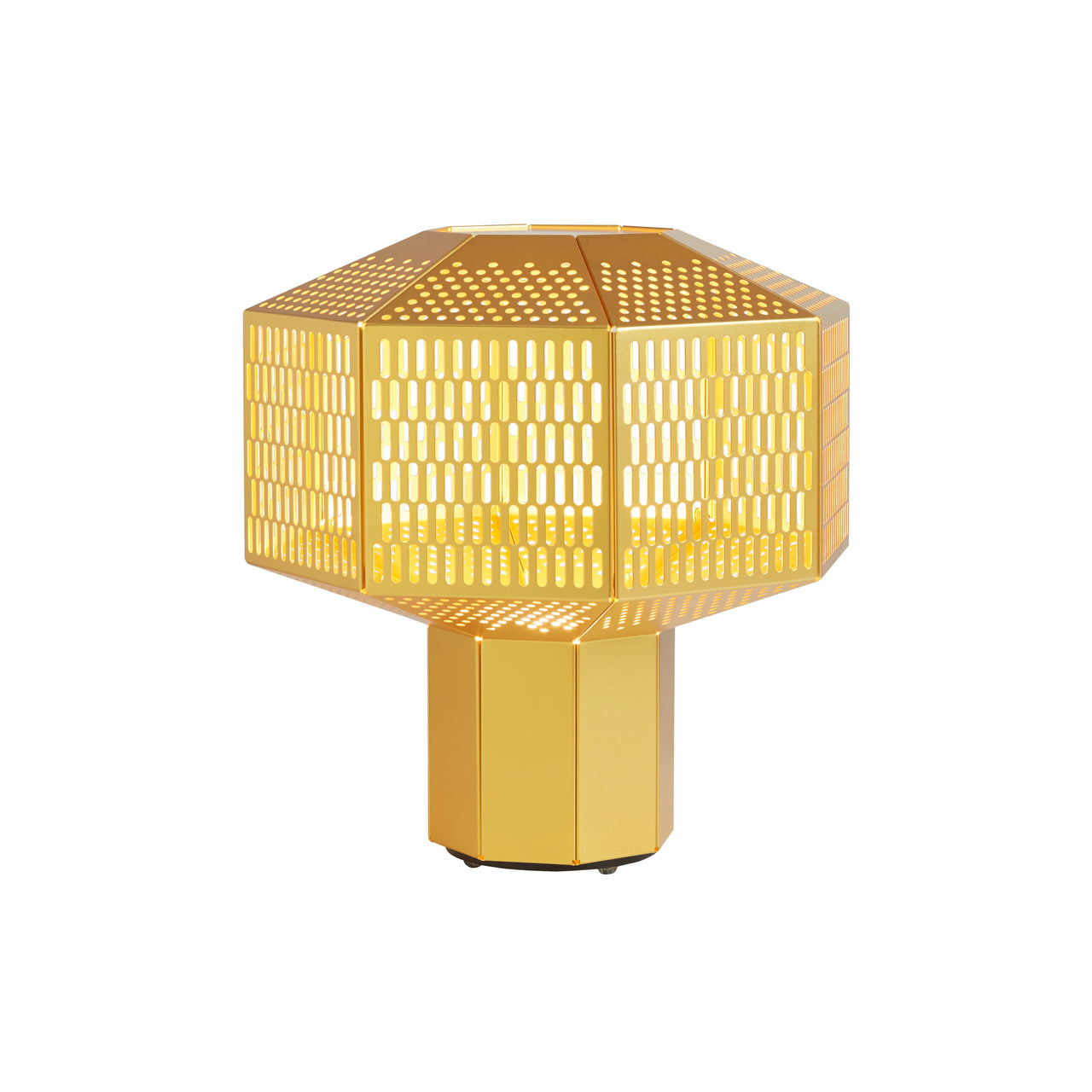 Ma-Rock Table Lamp: Golden