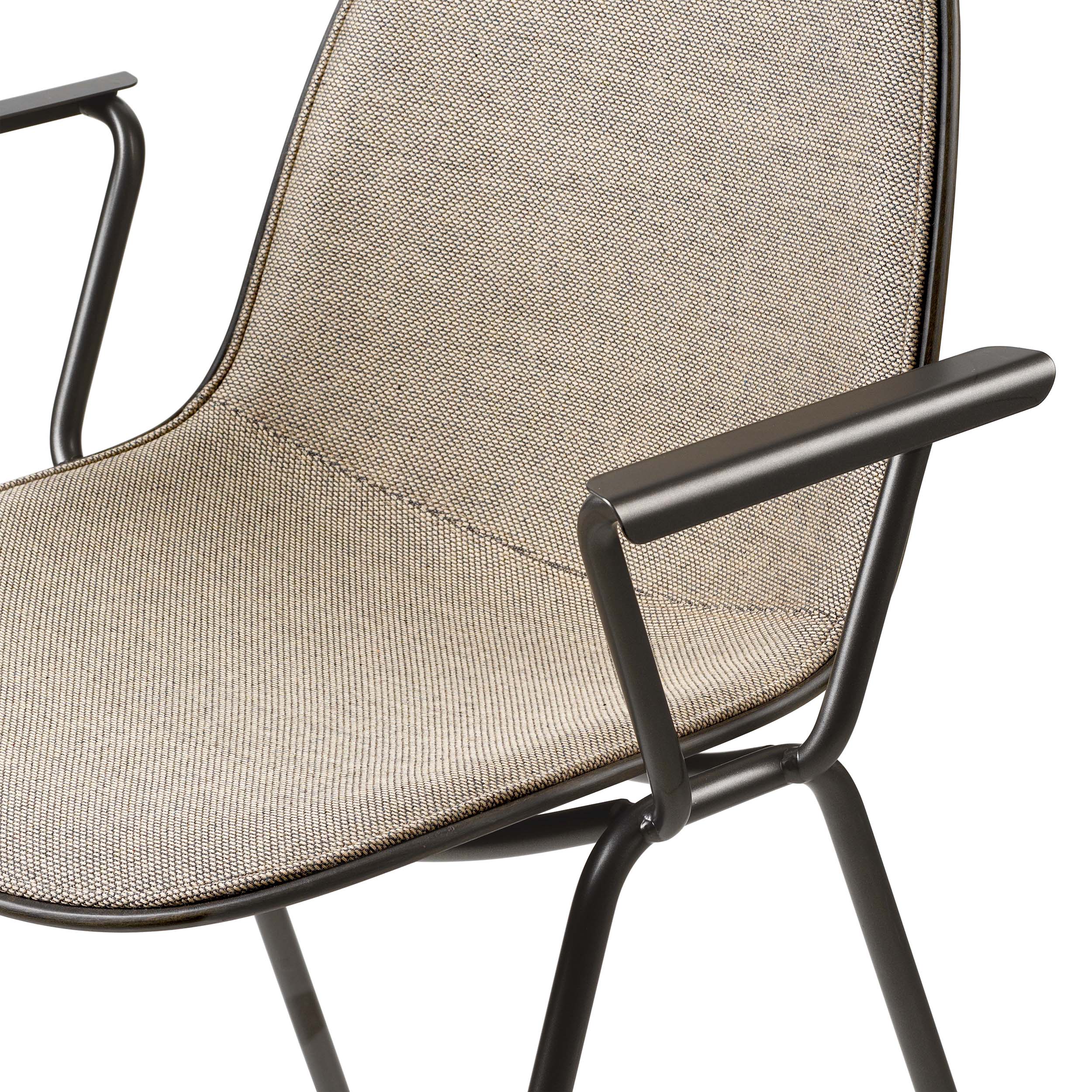 Eternity Armchair: Front Upholstered