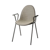 Eternity Armchair: Front Upholstered + Coffee Waste Black