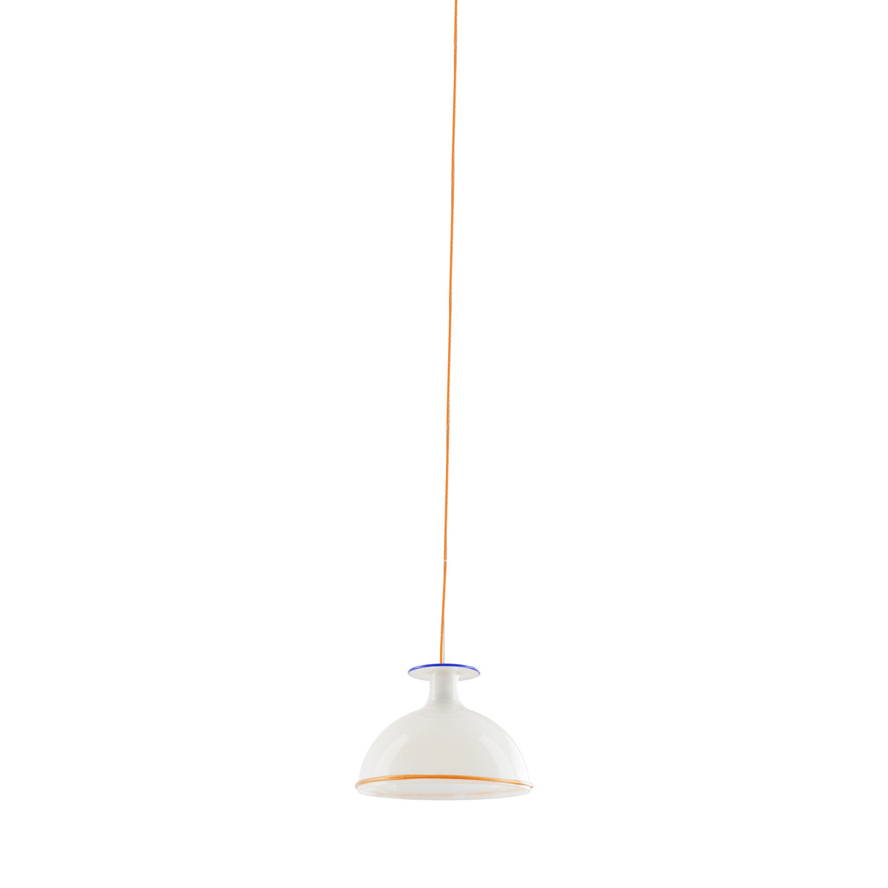 Mark Pendant Light: Opal + Blue + Orange