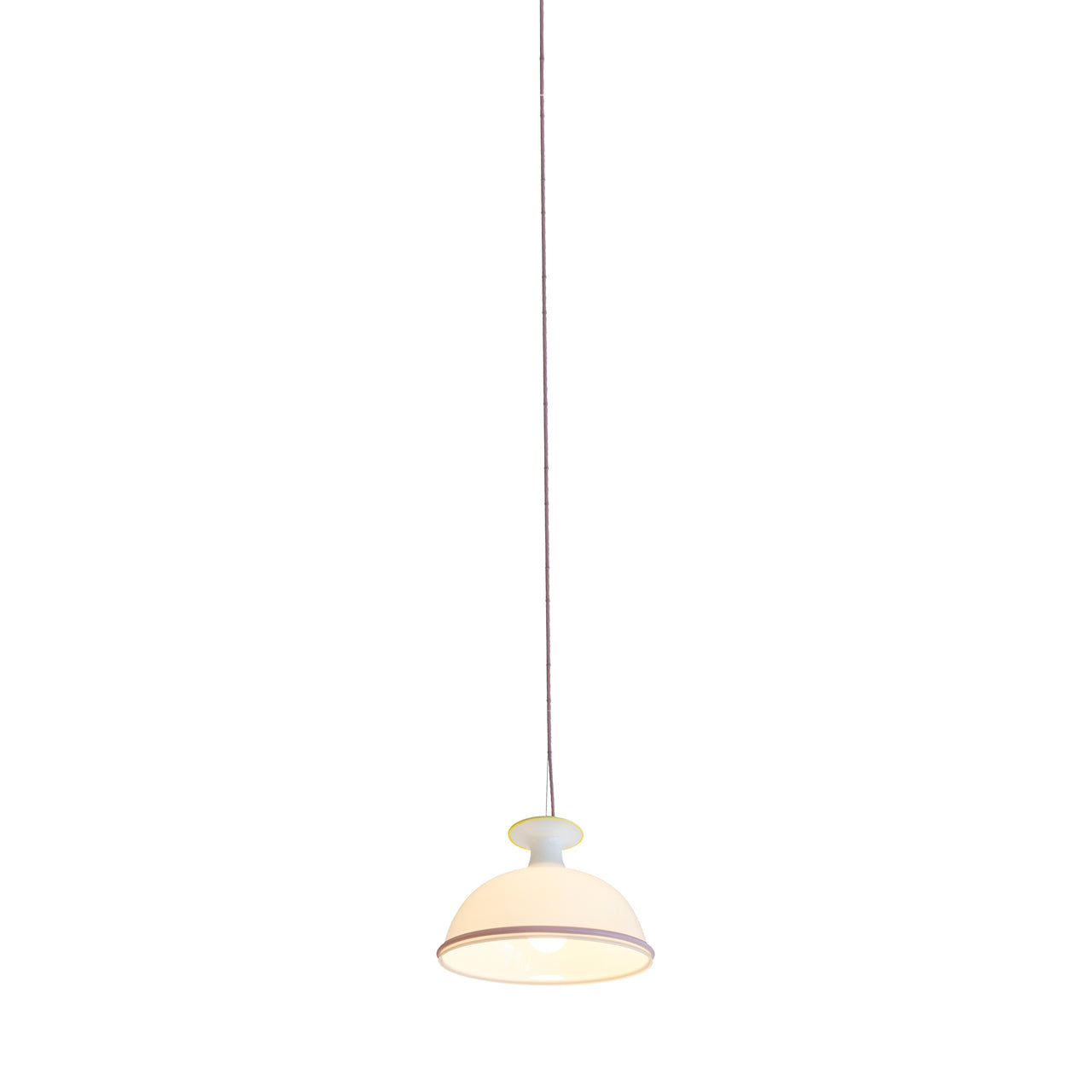 Mark Pendant Light: Opal + Yellow + Pink