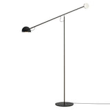 Copérnica Floor Lamp: Satin Nickel