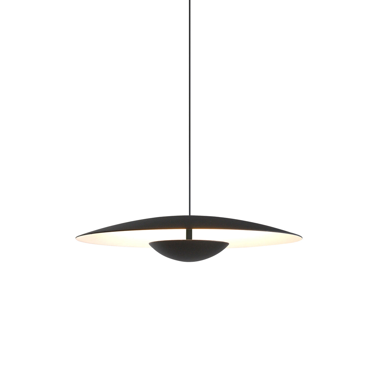 Ginger Suspension Light: Black + White