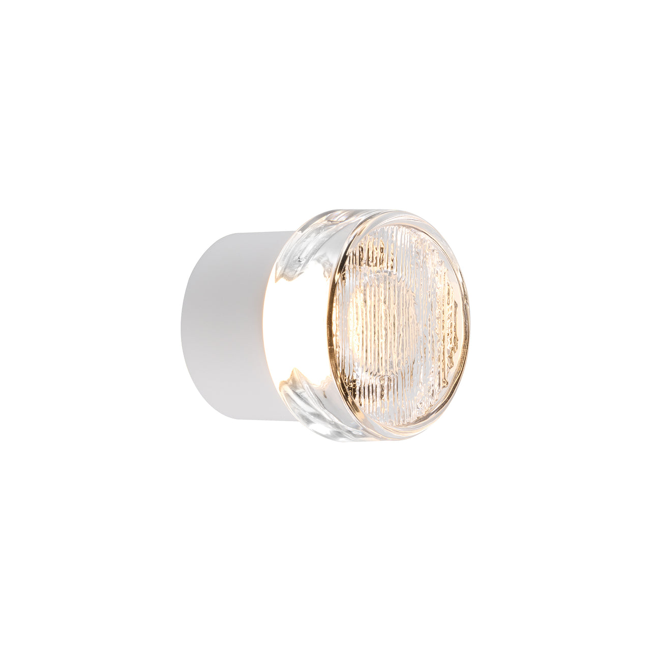 Roc Mini Wall Lamp: Outdoor + White