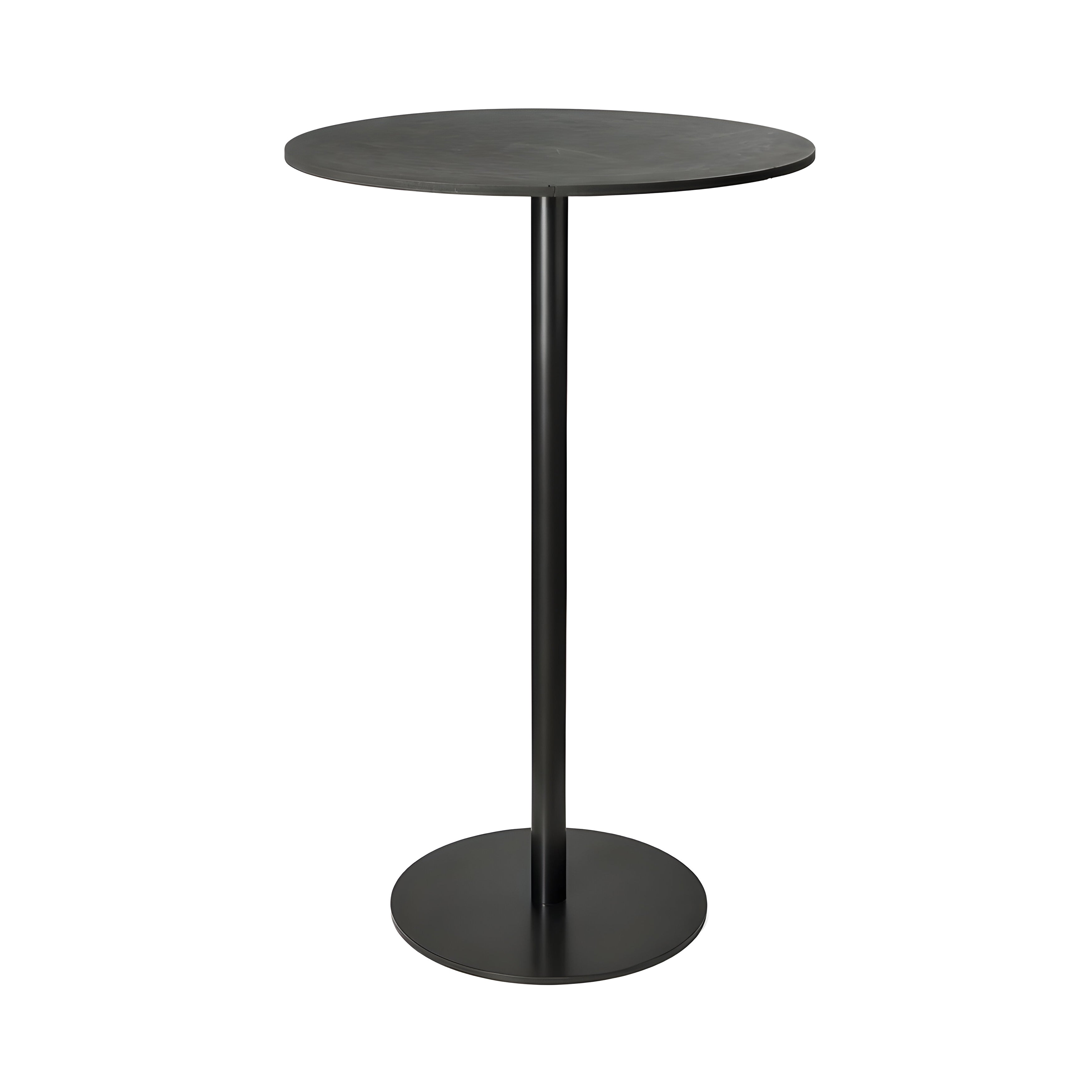 Mater Bar Table: Round + Coffee Waste Black