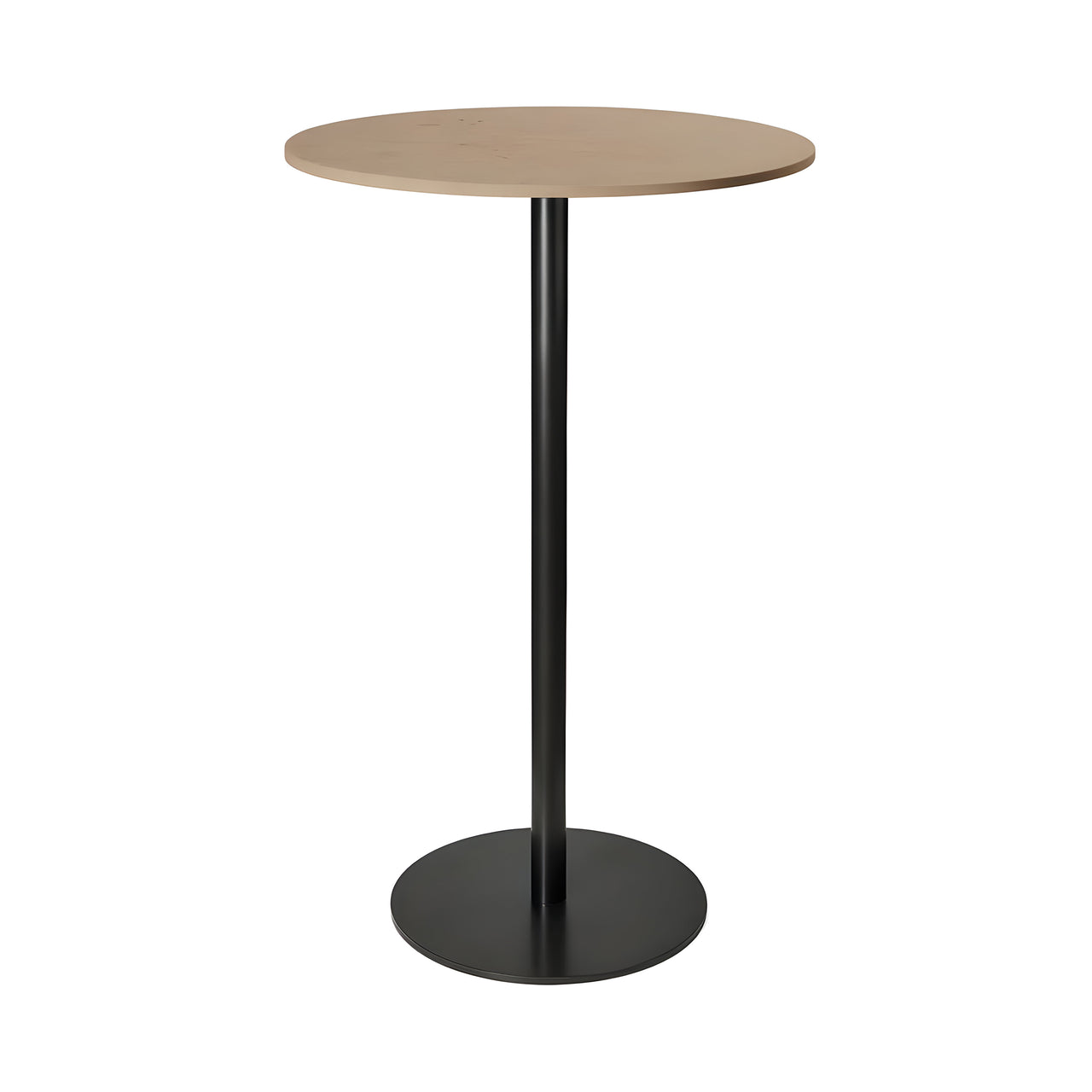 Mater Bar Table: Round + Coffee Waste Light