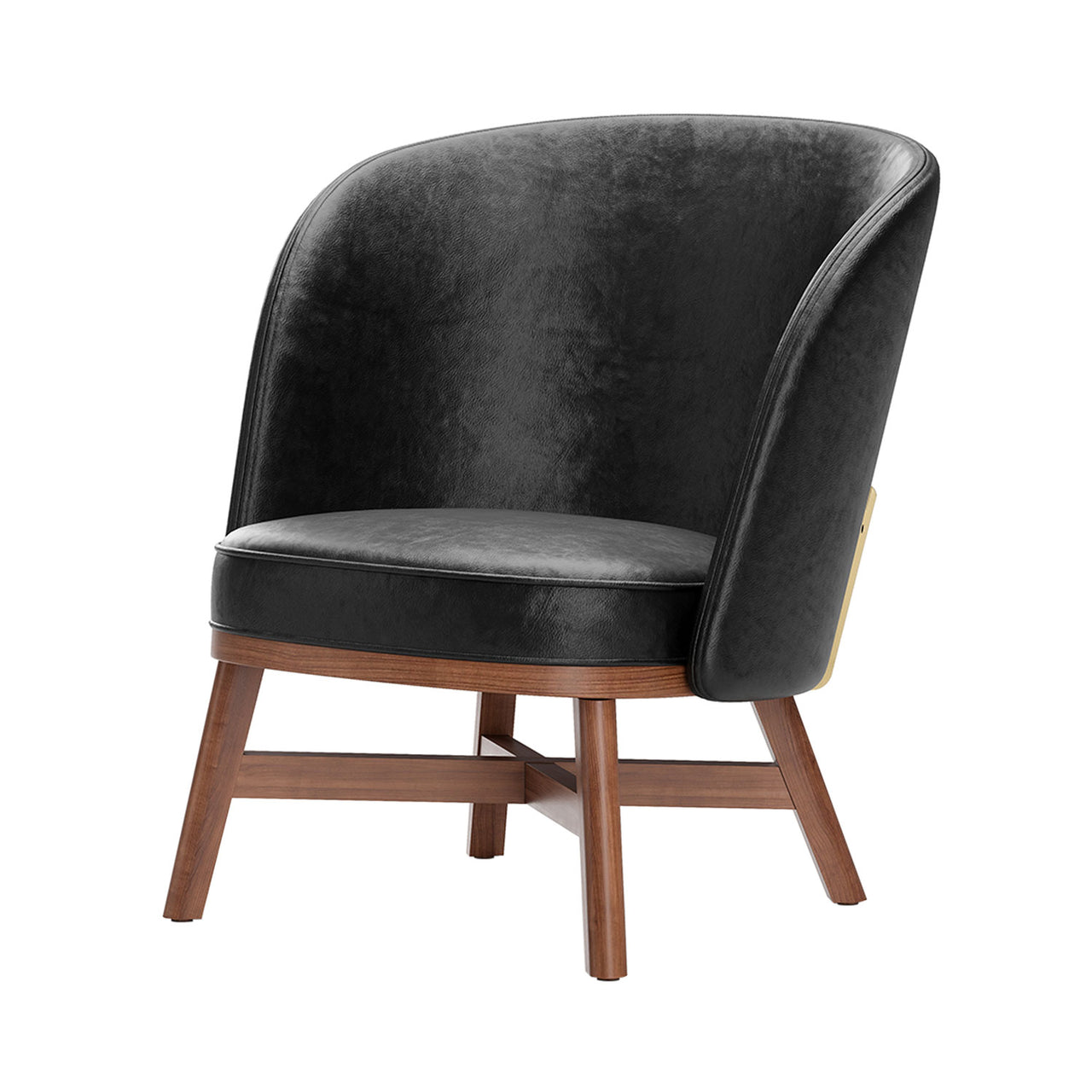 Mr.B Lounge Chair: Natural Walnut