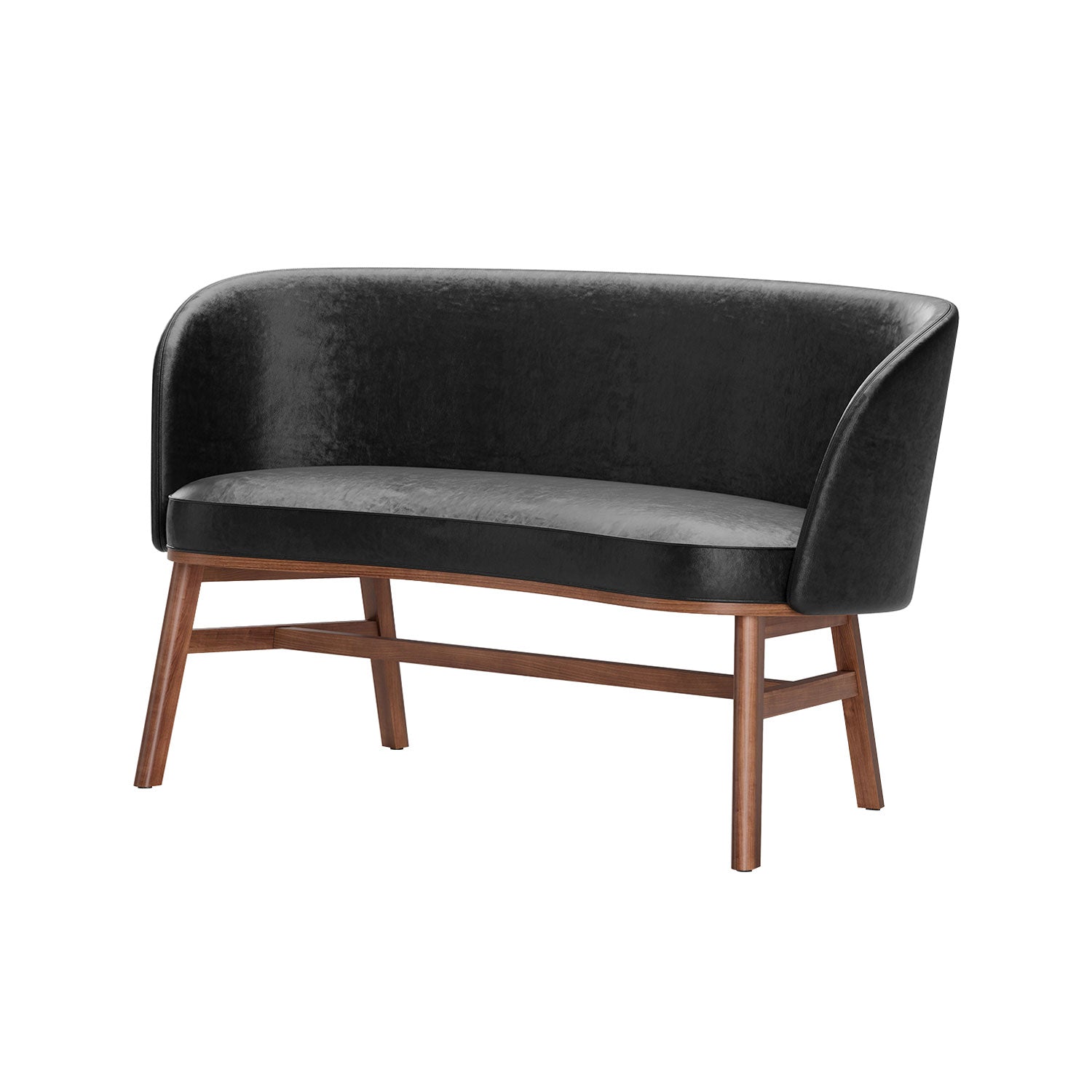 Mr.B Bench: Natural Walnut