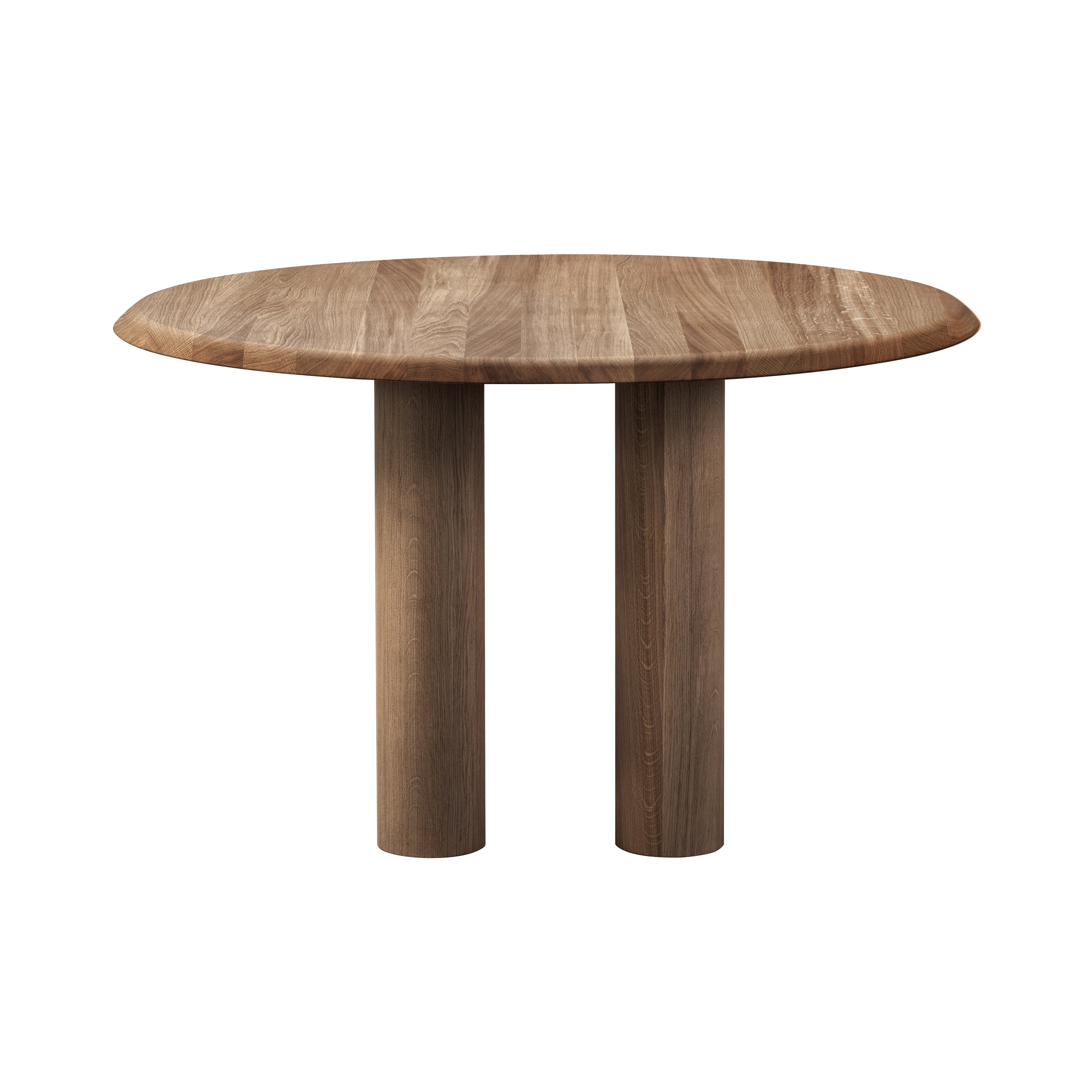 Islets Dining Table: Smoked Oiled Oak