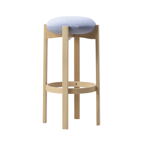 Pioneer Bar + Counter Stool: Bar + Lacquered Oak