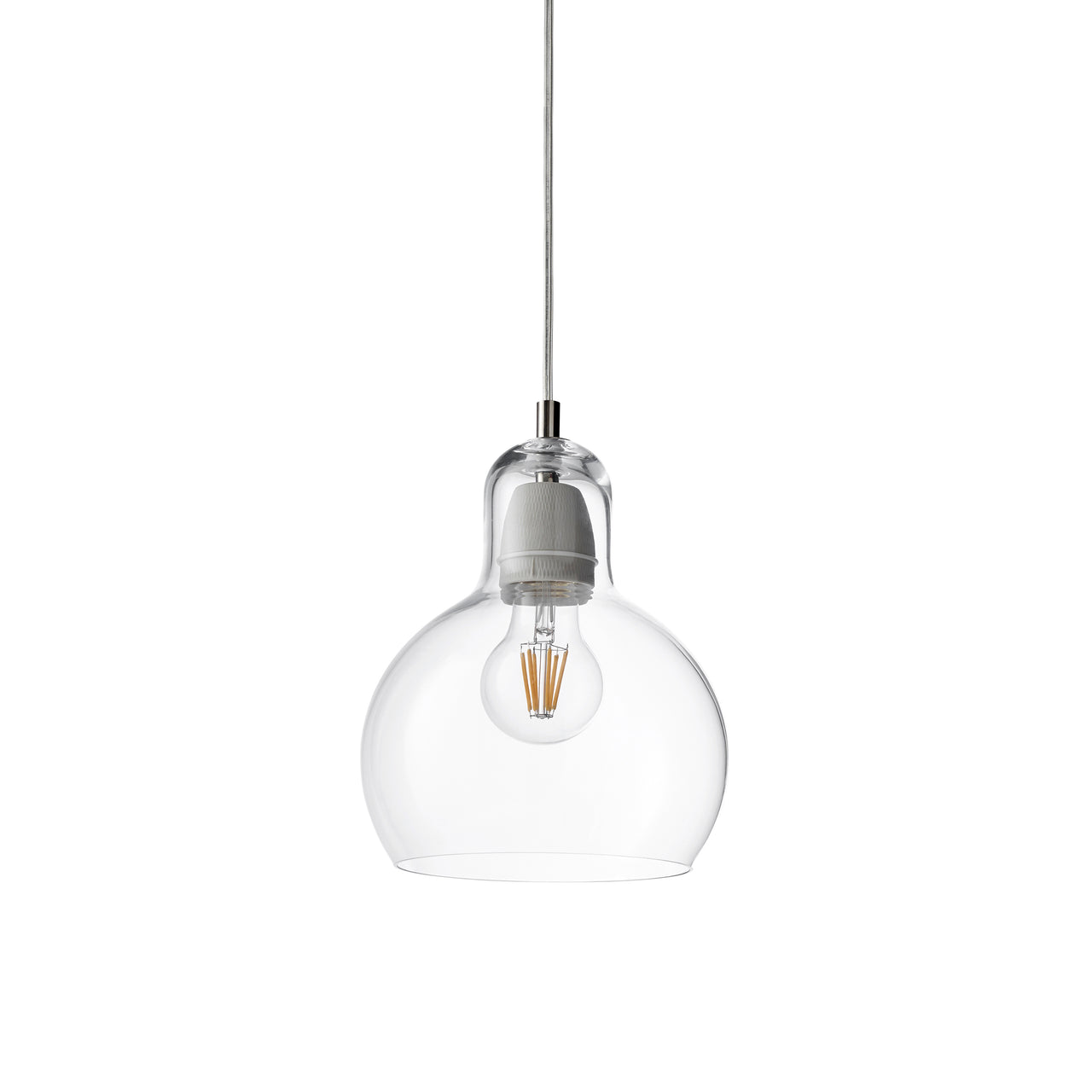 Mega Bulb SR2 Pendant Light: Clear + Clear