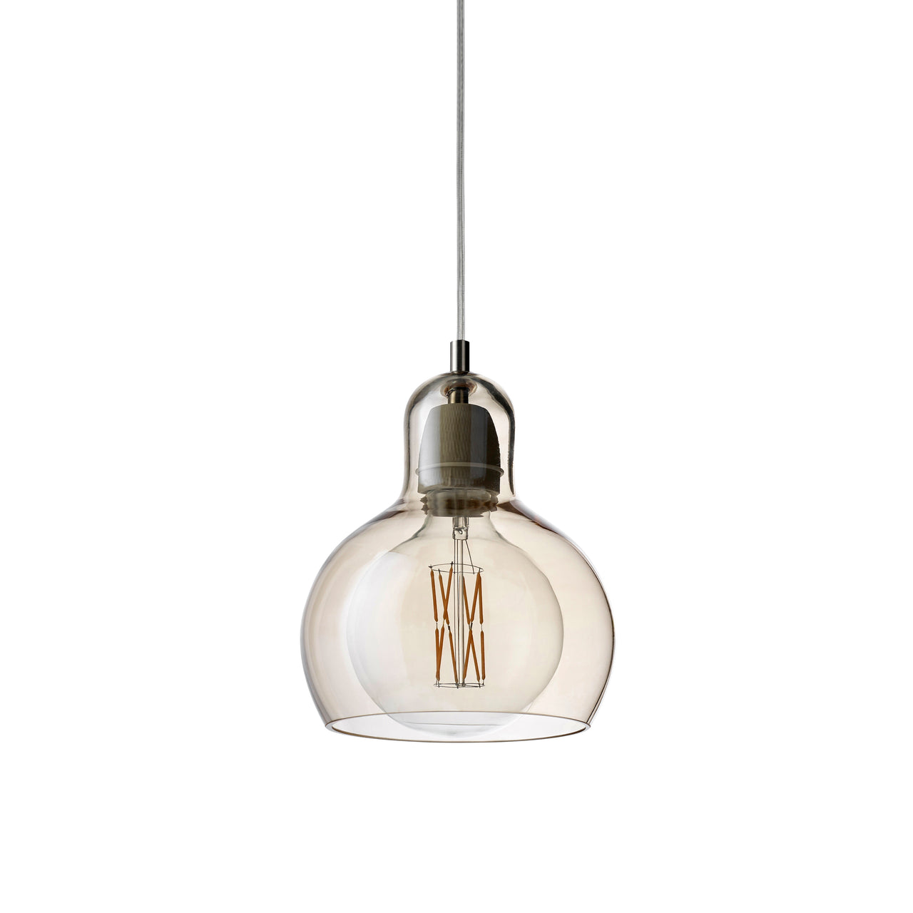 Mega Bulb SR2 Pendant Light: Gold + Clear