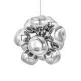 Melt Burst Chandelier: Silver