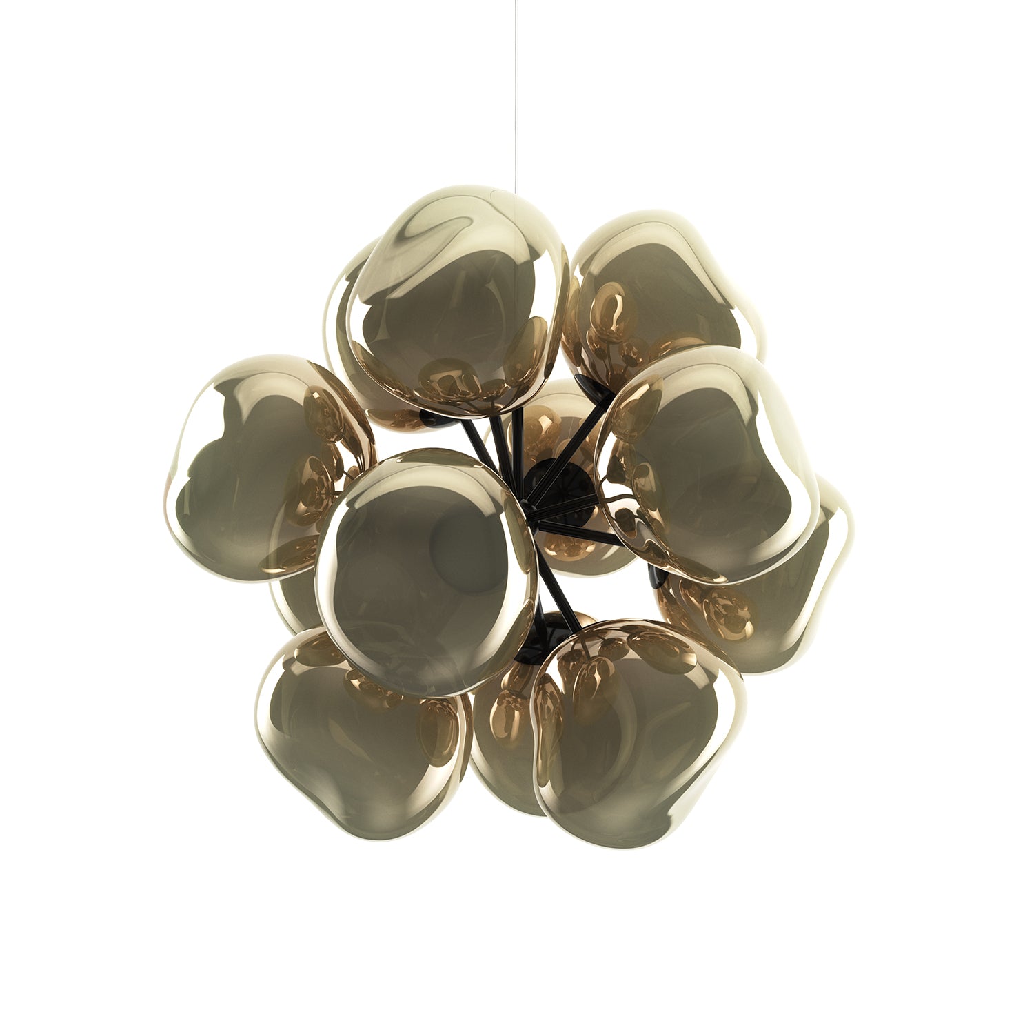 Melt Burst Chandelier: Bronze
