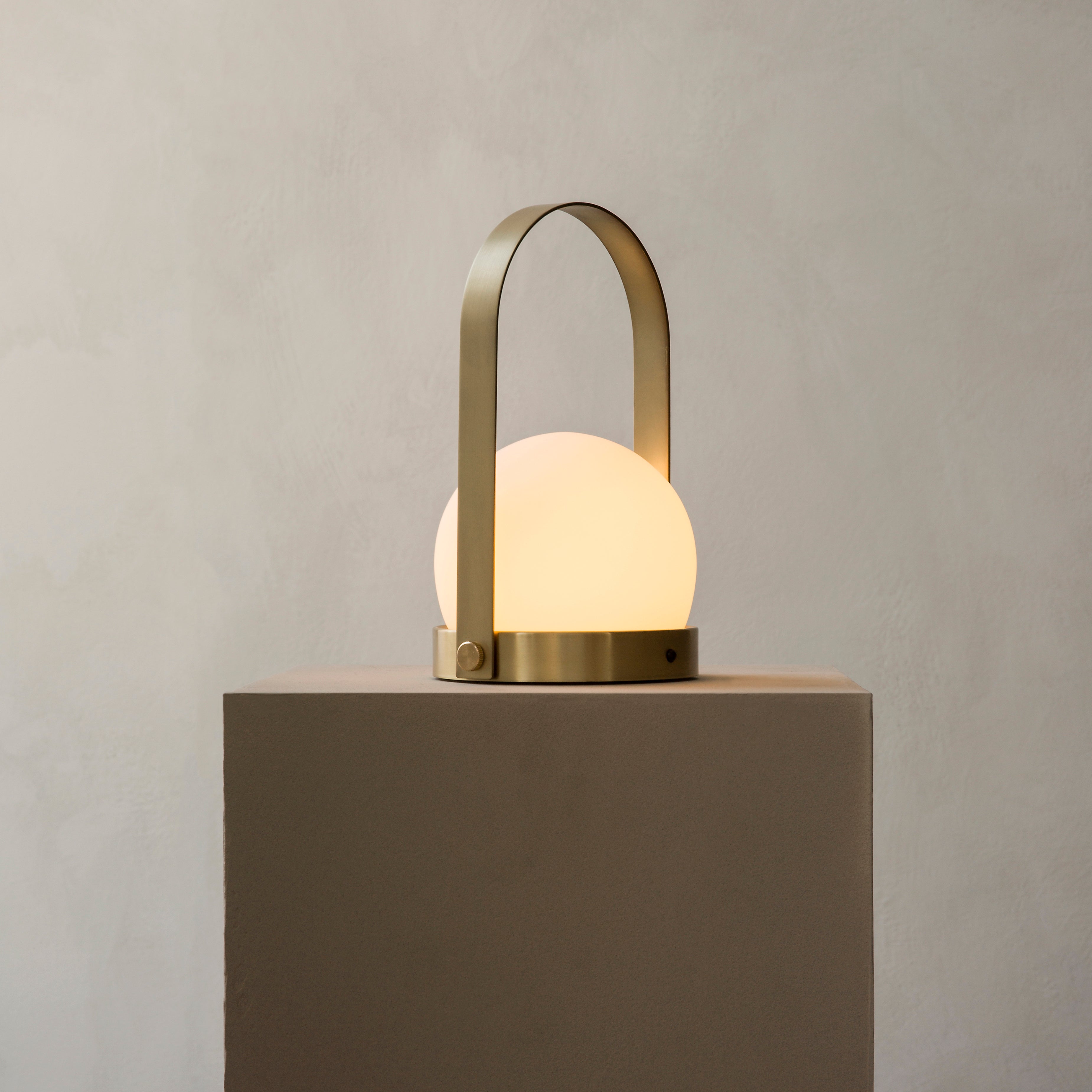 Carrie Portable Table Lamp: Metallic
