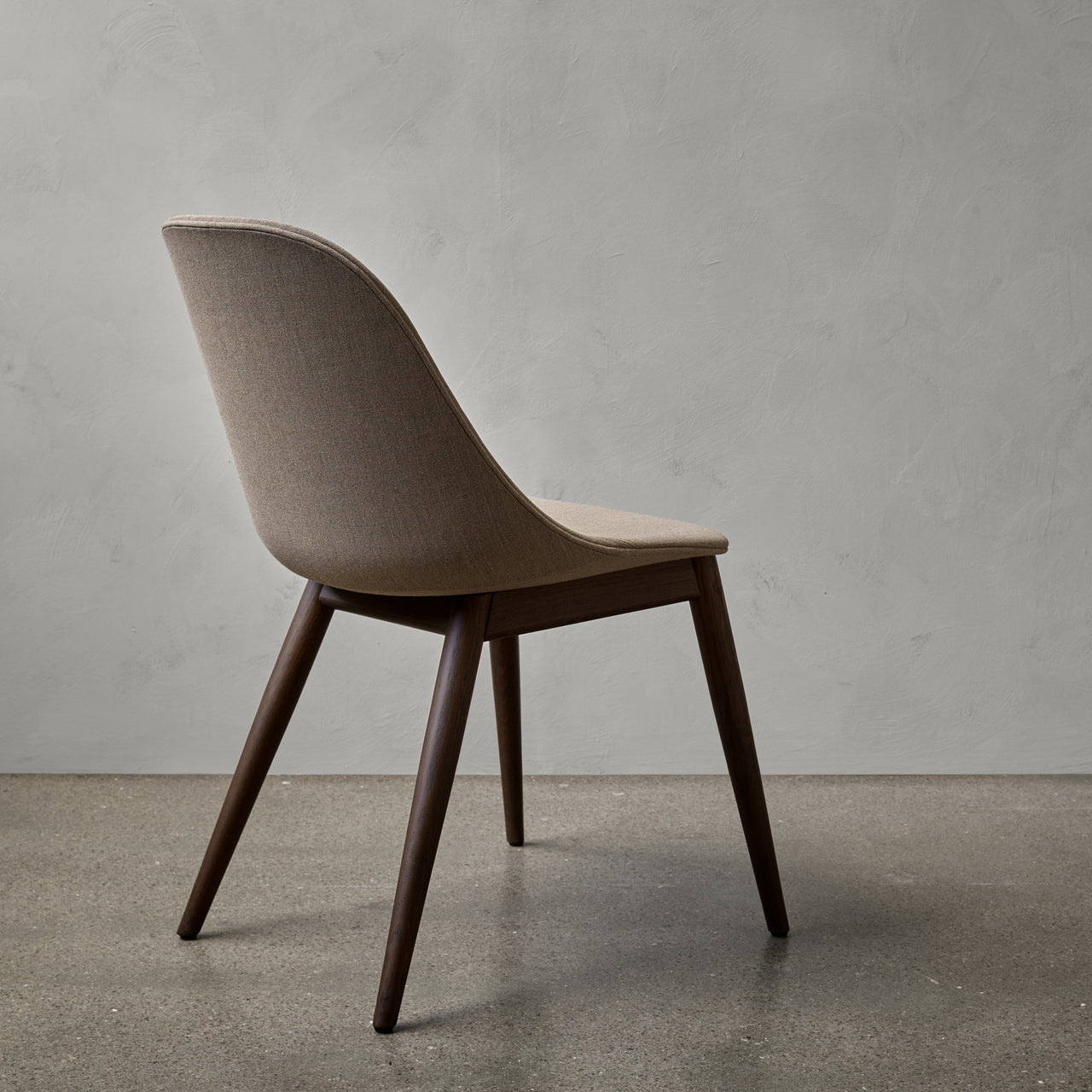 Harbour Side Chair: Wood Base Upholstered