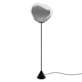 Melt Cone Slim Floor Light + Silver
