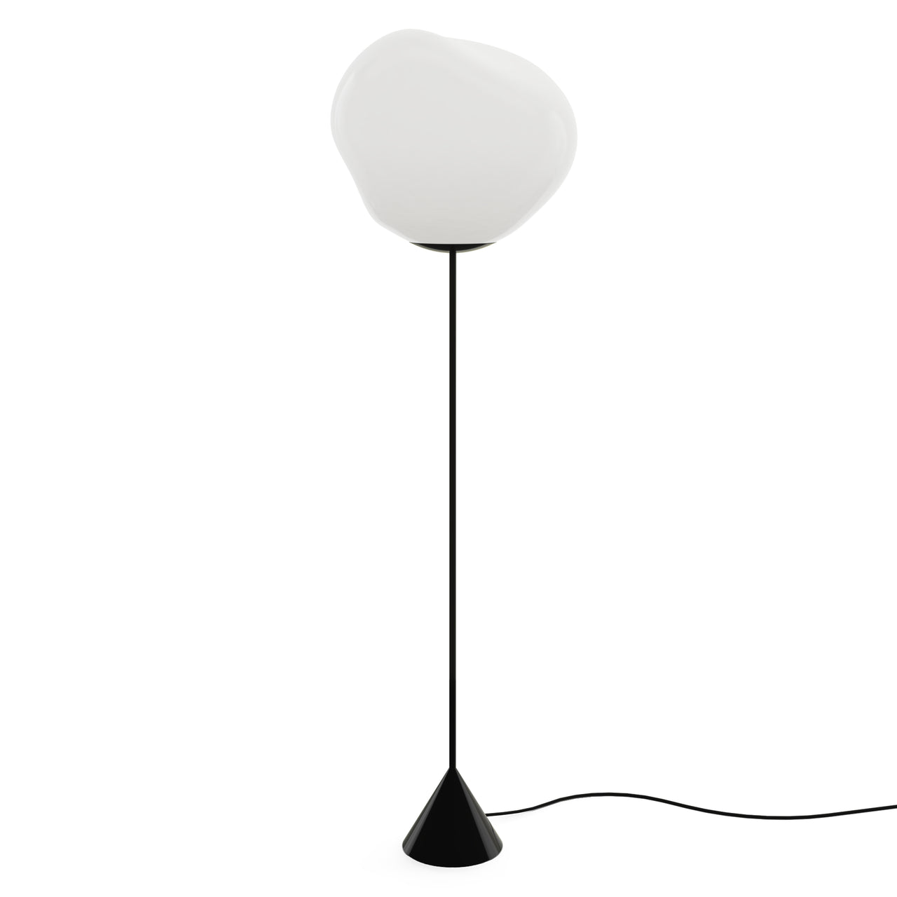 Melt Cone Slim Floor Light + Opal