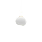 Melt Pendant Light: Regular + Opal + Gold