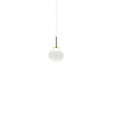 Melt Pendant Light: Mini + Opal + Gold
