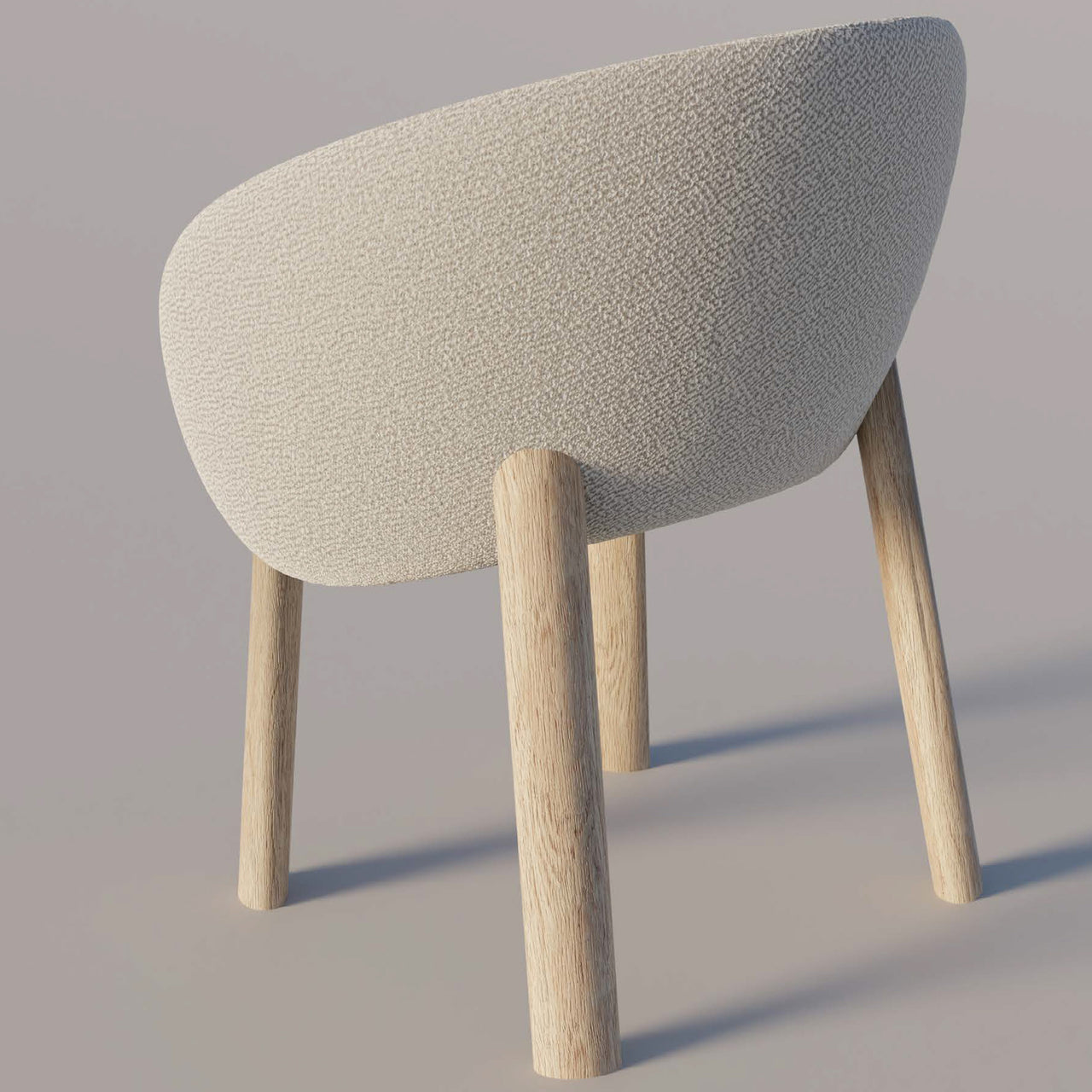 Nebula Chair: Wood Base