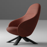Nebula Lounge Chair: Wood Base