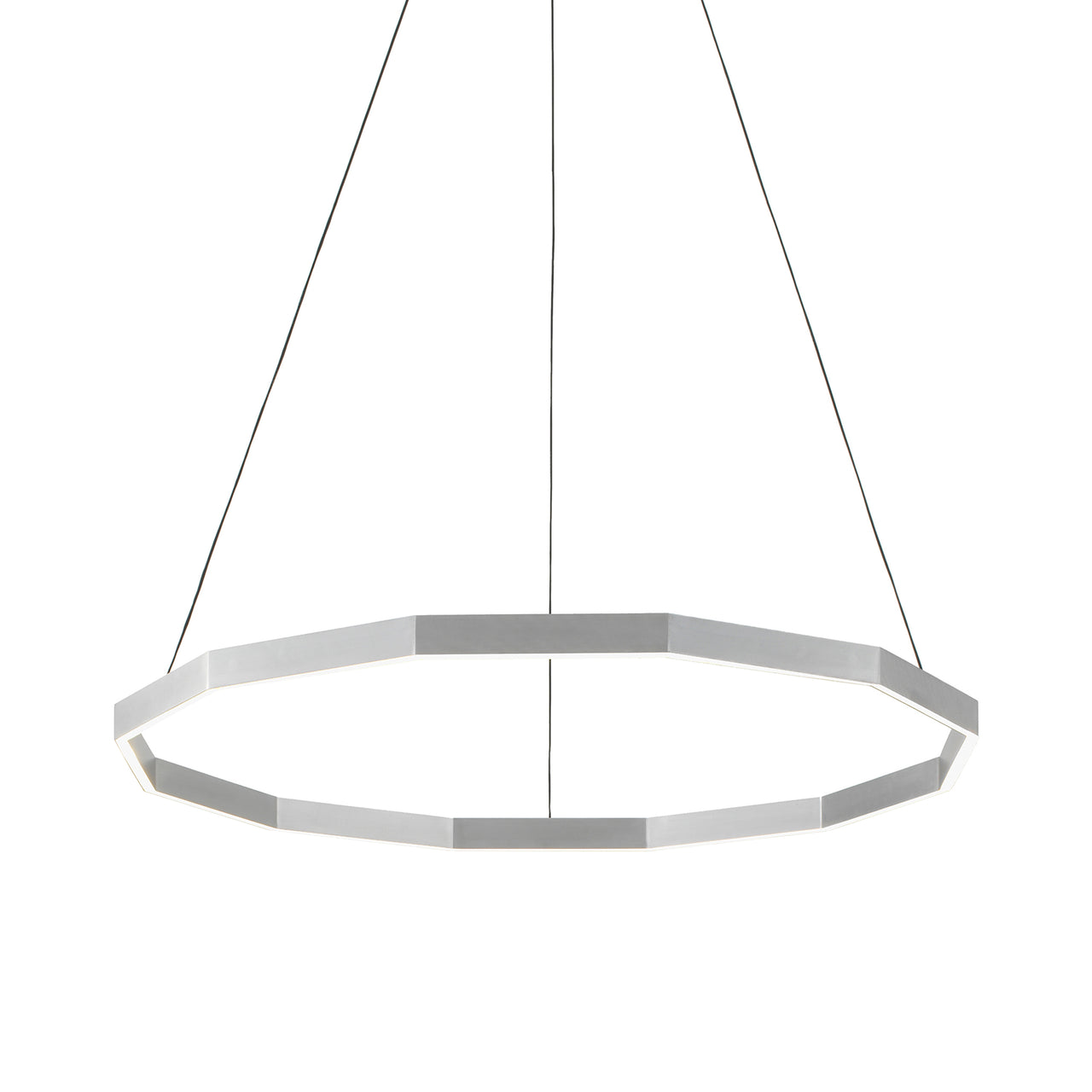 Midnight Pendant Light: Aluminum