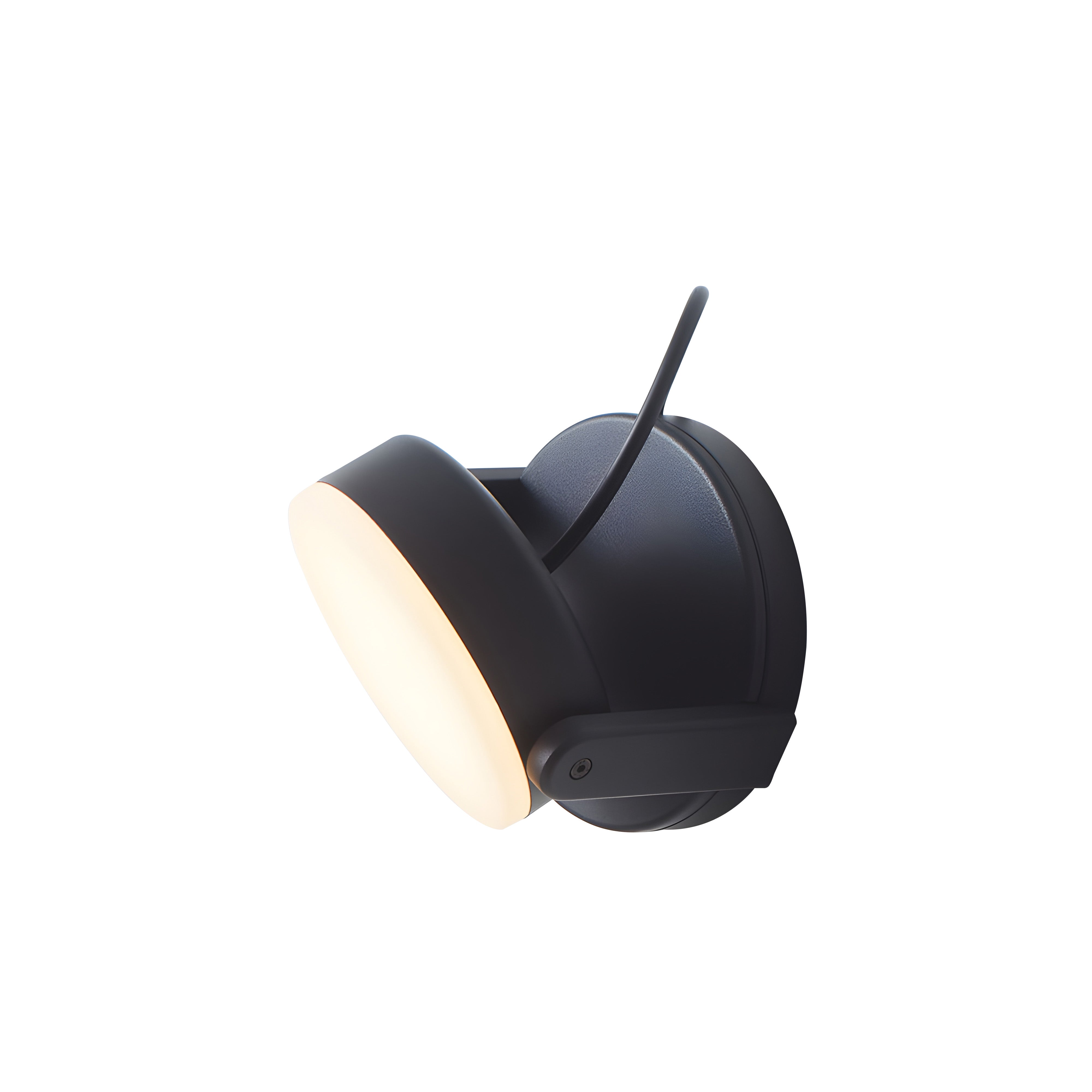 Monocle Sconce: Matt Black