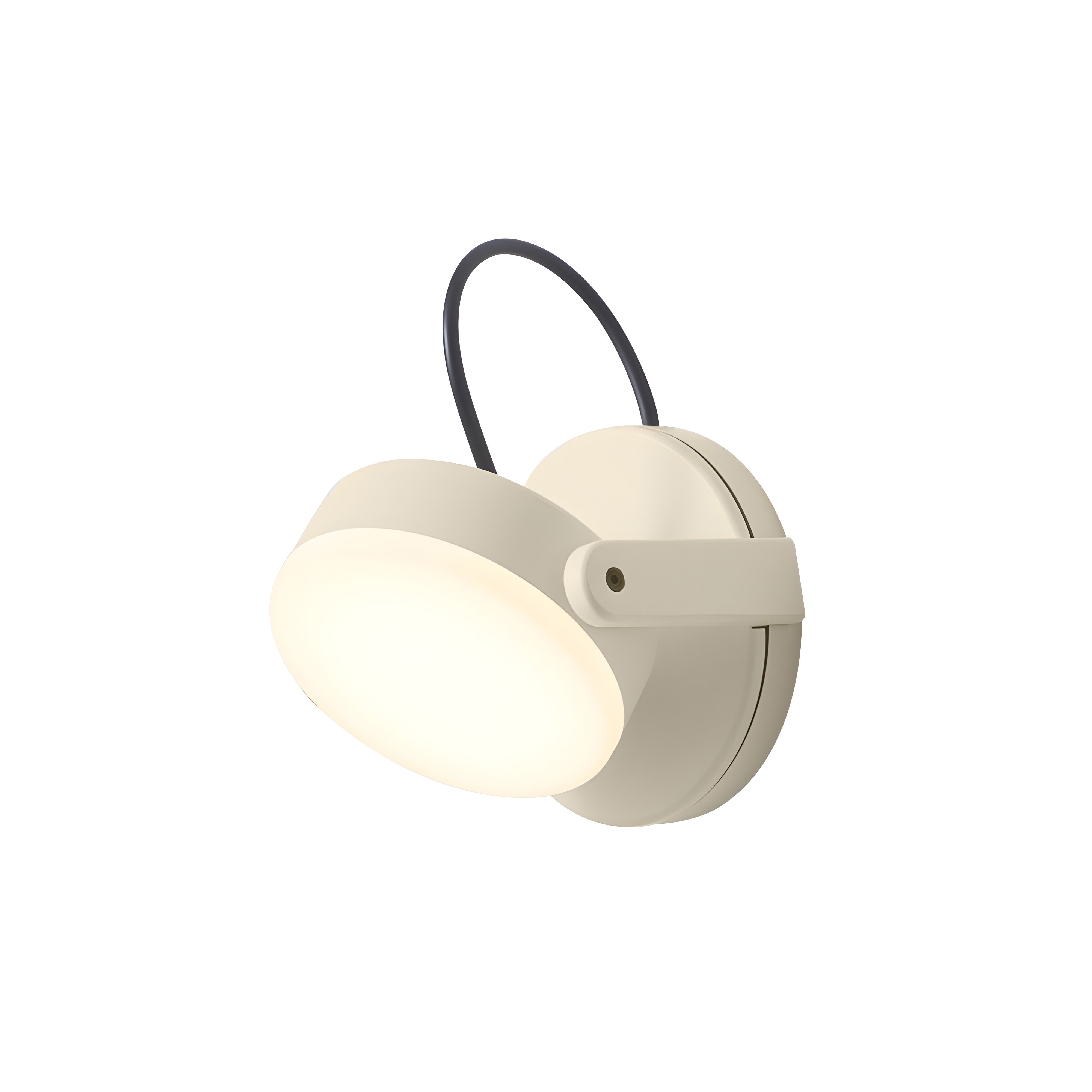 Monocle Sconce: Buff