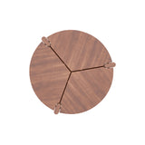Marea Side Table: Natural Walnut