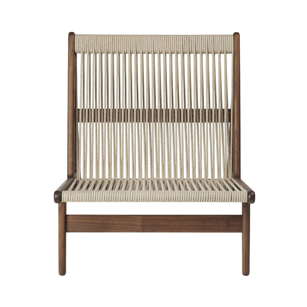 MR01 Initial Chair with Cushion: Solid American Walnut