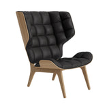 Mammoth Lounge Chair: Front Upholstered + Natural Oak