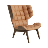 Mammoth Lounge Chair: Front Upholstered + Light Smoked Oak