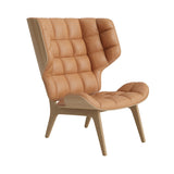 Mammoth Lounge Chair: Front Upholstered + Natural Oak