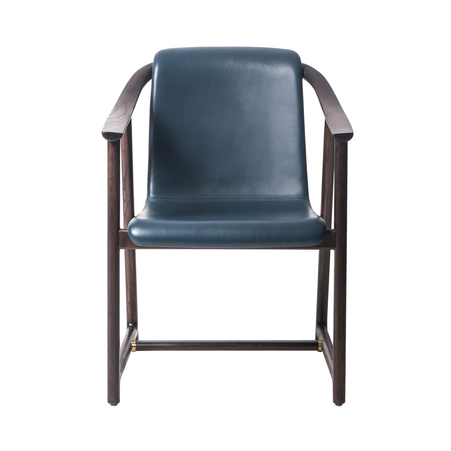 Mandarin Dining Chair: Dark Brown Oak