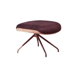 Lounger Footstool: Natural Ash + Pale Brown