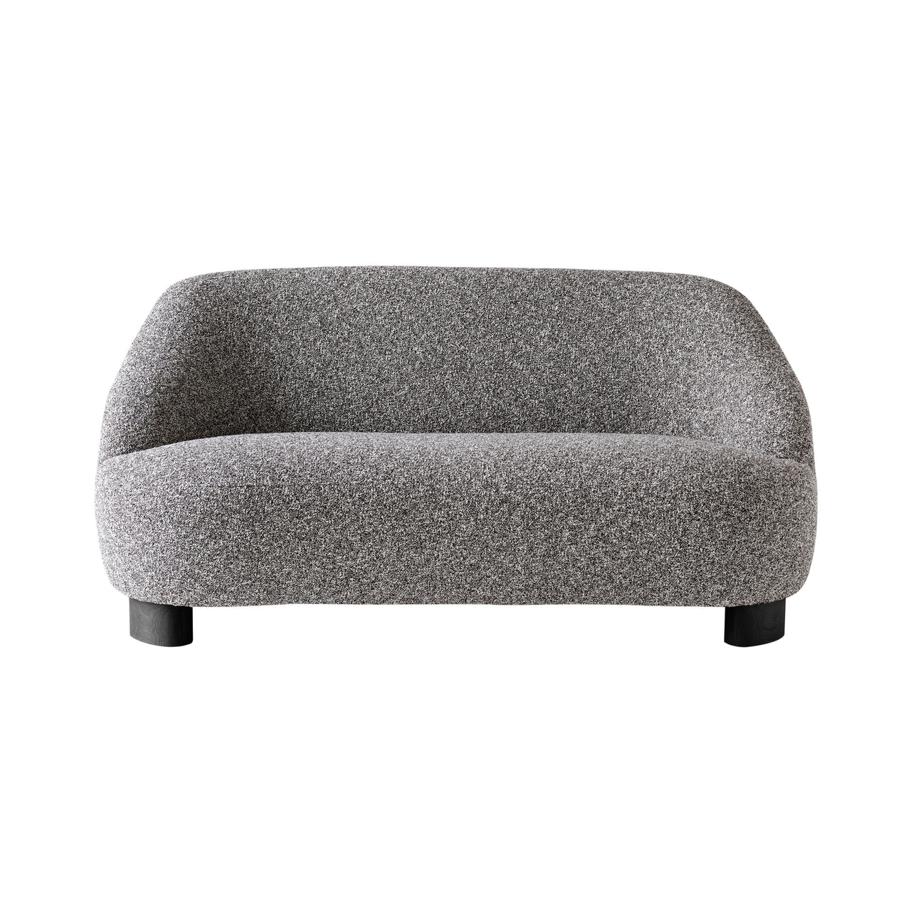 Margas 2 Seater Sofa: LC3 + Black Lacquered Oak