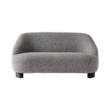 Margas 2 Seater Sofa: LC3 + Black Lacquered Oak