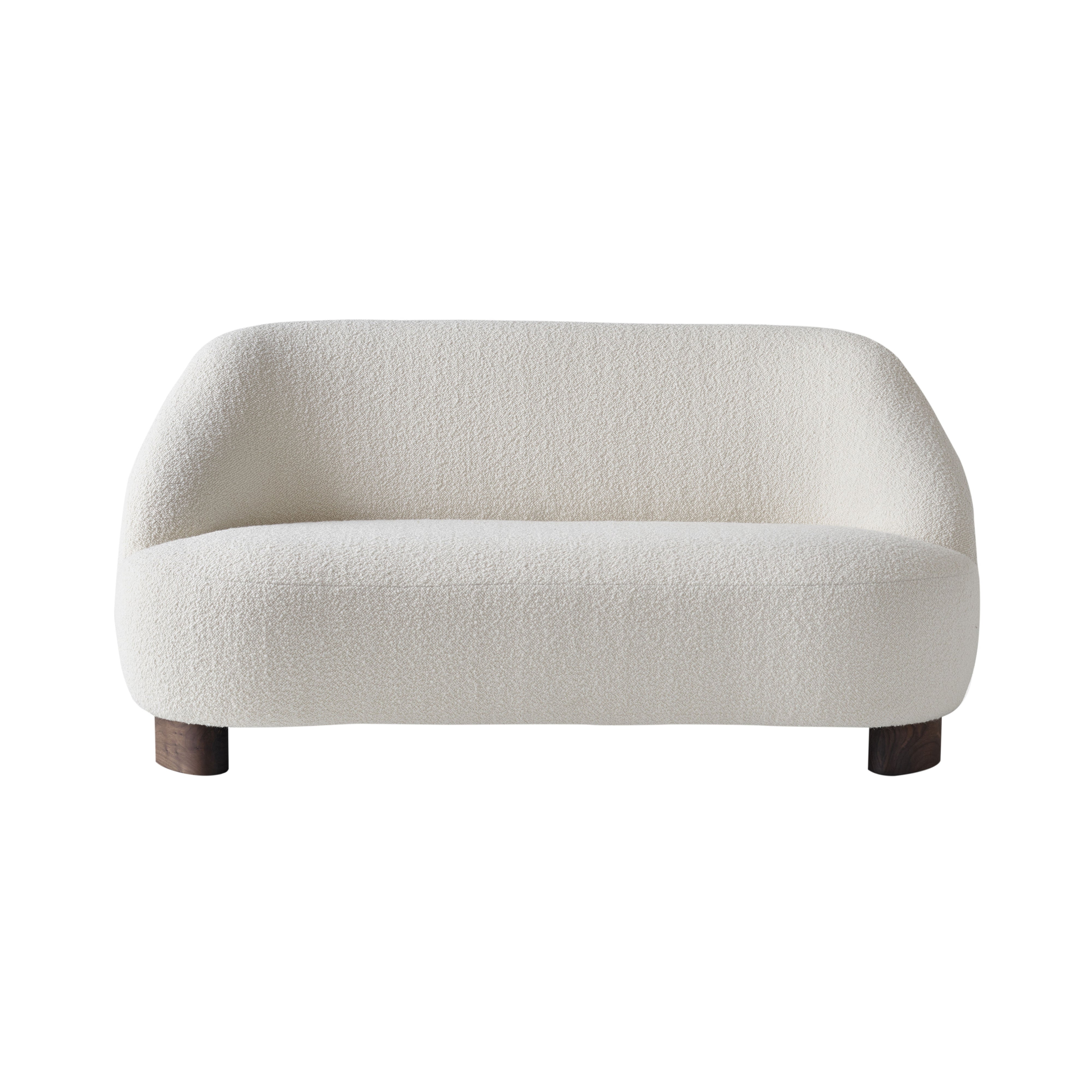 Margas 2 Seater Sofa: LC3 + Oiled Walnut + Karakorum 001