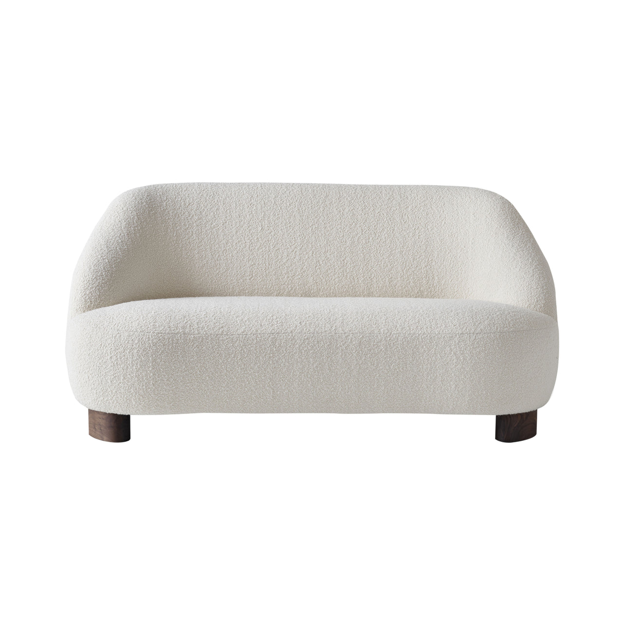 Margas 2 Seater Sofa: LC3 + Oiled Walnut + Karakorum 001