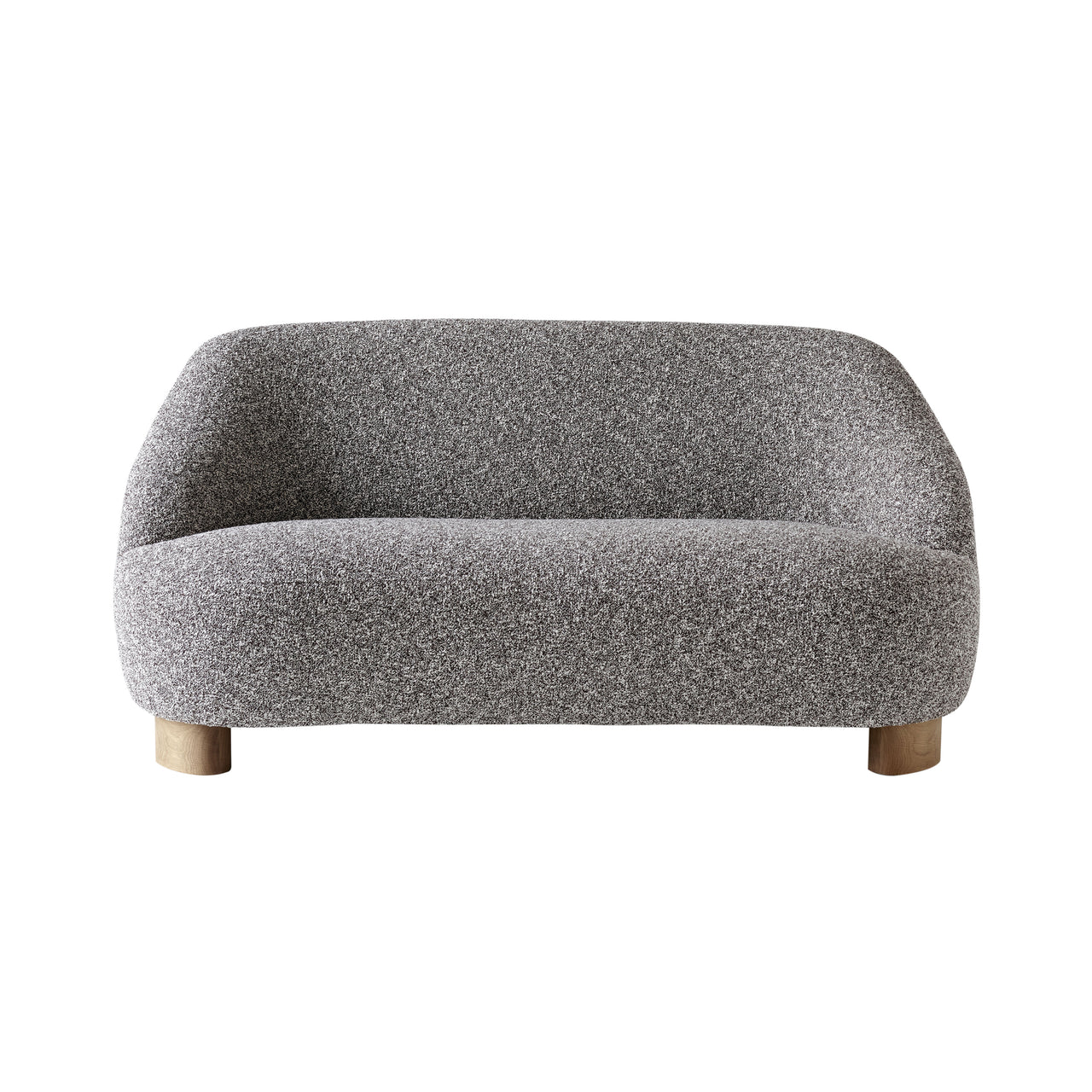 Margas 2 Seater Sofa: LC3 + Oiled Oak