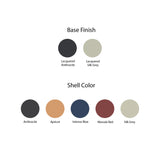 Mariolina Stacking Side Chair Sledge Base + Upholstered: Set of 2