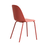 Mariolina Side Chair: Marsala Red + Marsala Red