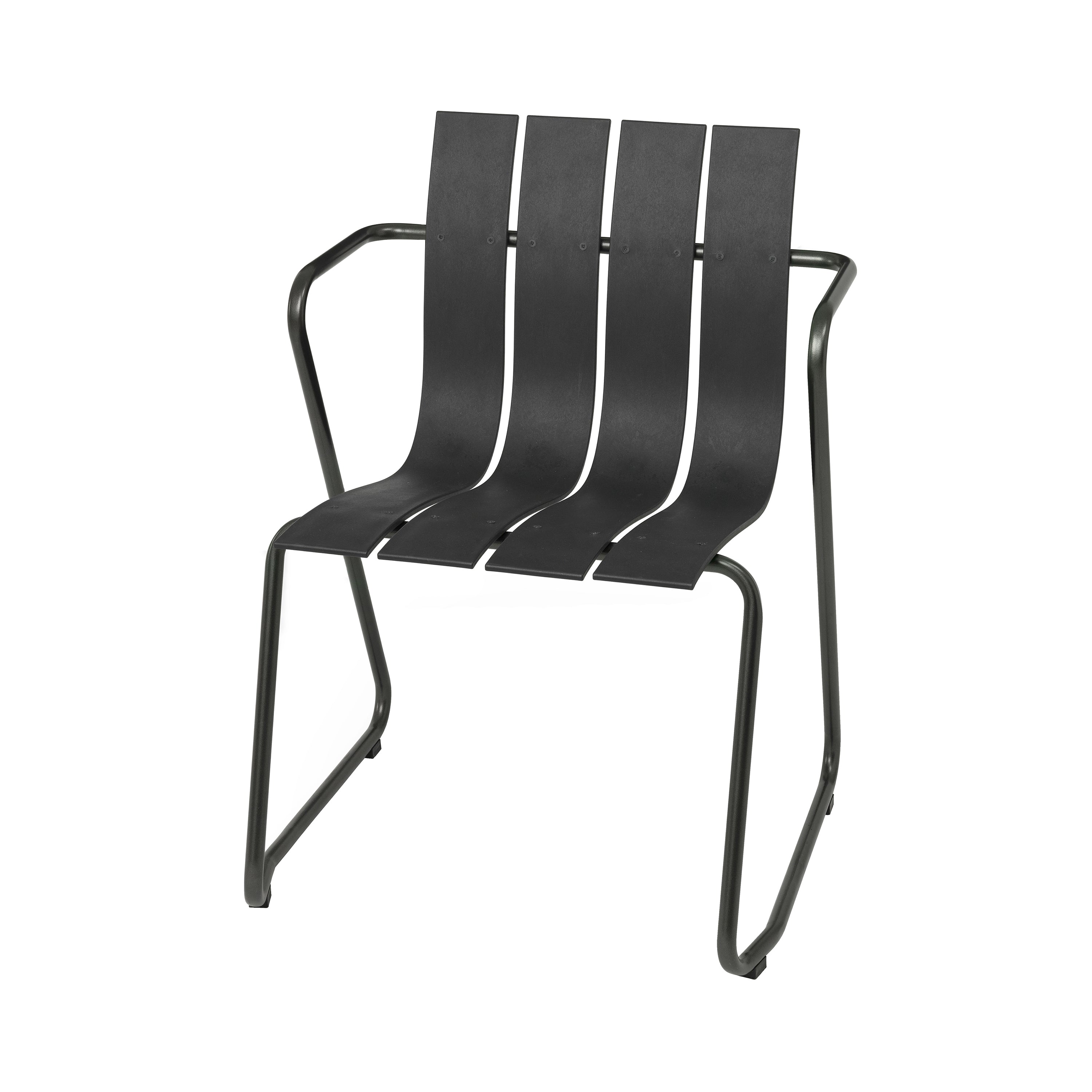Ocean Stacking Chair: Set of 4 + Black