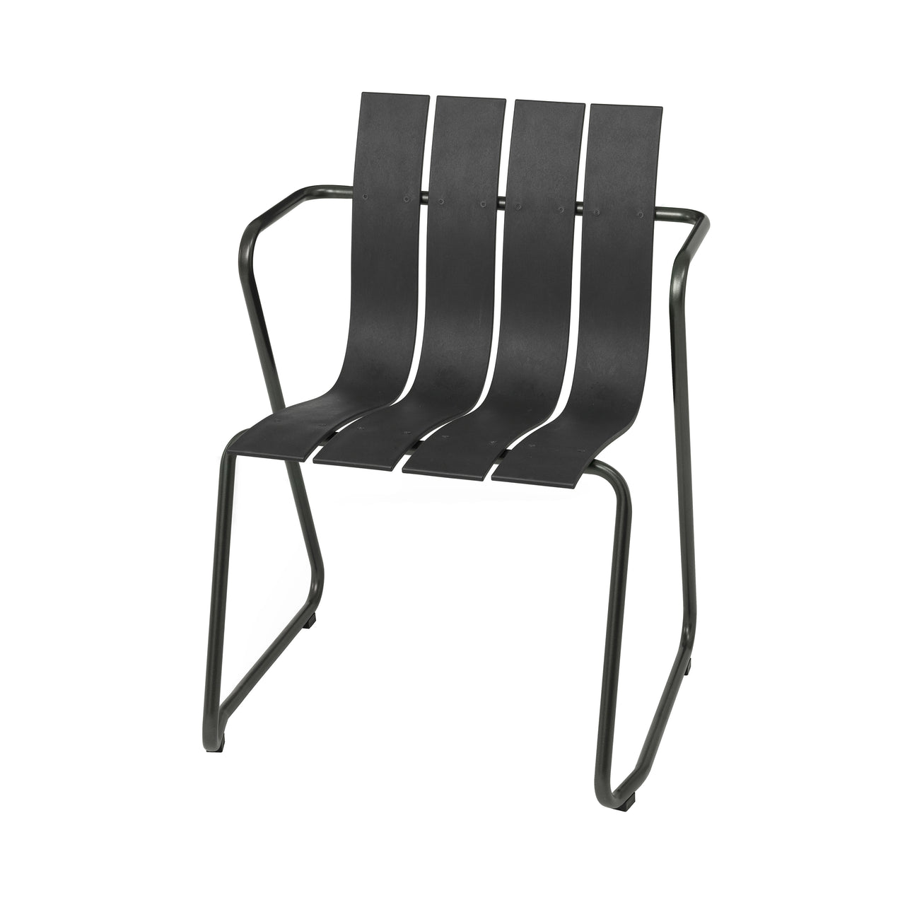 Ocean Stacking Chair: Set of 4 + Black