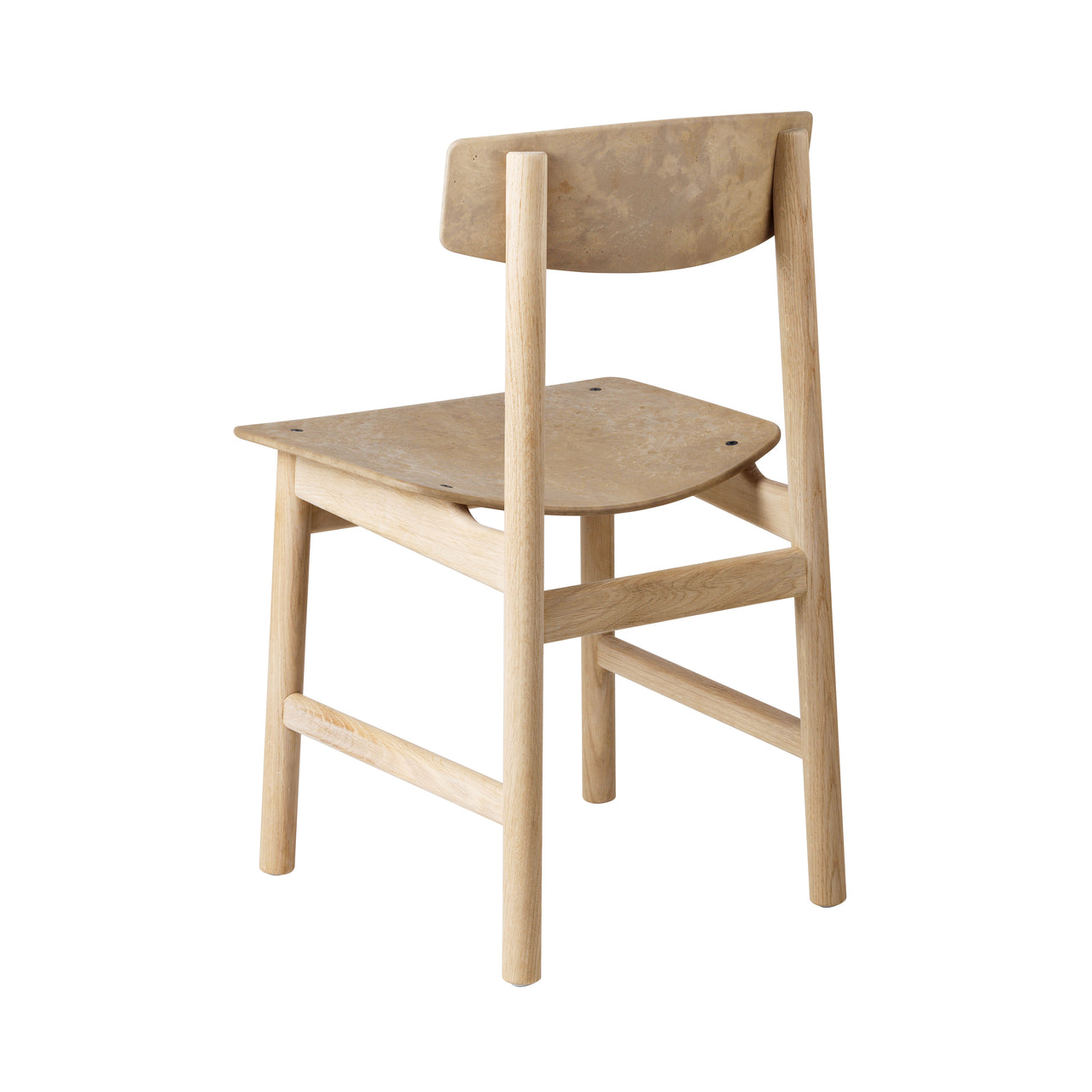 Conscious Chair 3162: Soaped Oak + Coffee Waste Light