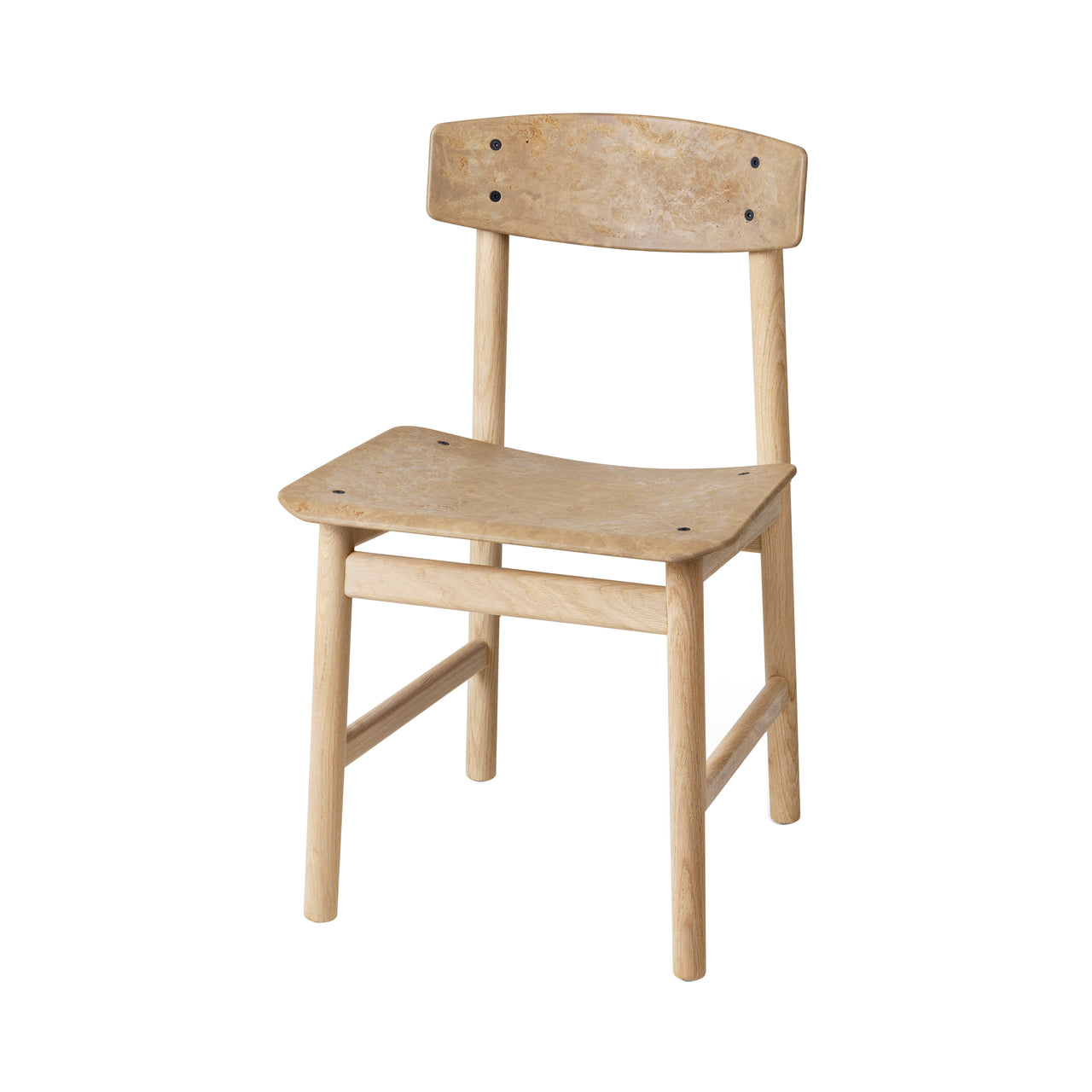 Conscious Chair 3162: Soaped Oak + Coffee Waste Light