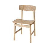 Conscious Chair 3162: Soaped Oak + Coffee Waste Light